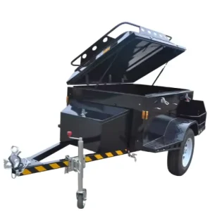 500kg Multifunction Steel Mini Utility Cargo Travel Car Trailer With Electric Brake