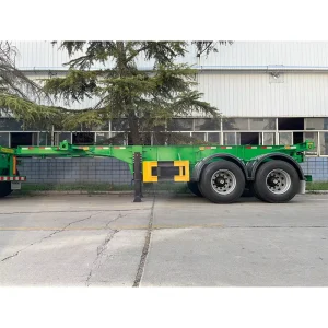 50Ton 20ft Skeletal Semi 40ft Skeleton Container Chassis Trailer for Africa