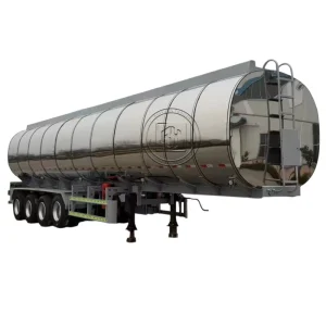 54000L Palm Oil Special Tanker Stainless Steel with Outer Insulation Customizable for Palm Oil Transportation