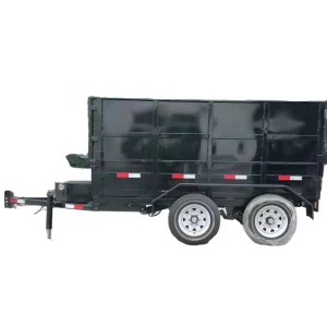 5×10 Hydraulic Tipping Dump Farm Trailer Agriculture with 2 Axles Garden Trailer