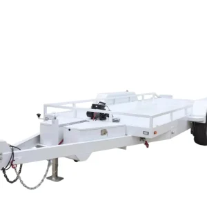 5x2m Mini Excavator Trailer Flatbed Car Hauler with Ramp Heavy Duty Equipment Transport Trailer