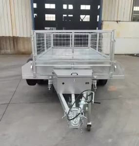 6*4 ft Hot Dipped Galvanized Utility Trailer Heavy Duty Single Axle Farm Trailer for Cargo Agricultural Transport CE Certified