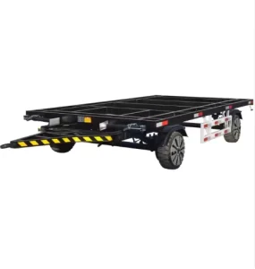 6 Ton Flatbed Trailer 20ft Equipment Flatbed Trailer for Sale