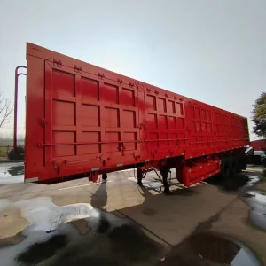 60 Ton Capacity Dry Van Semi Trailer Wing Van Cargo Truck Trailers