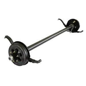 6000lb Trailer Axle Spare Parts 5200 Lbs Axle With Slipper Leaf Spring