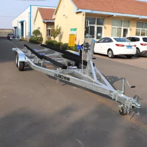 7.75 m Double Axle Wood Bunk Boat & Watercraft Trailers