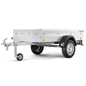 750KG Load PKW Trailer Flatbed Trailer Single Axle Box Trailer Without Brake