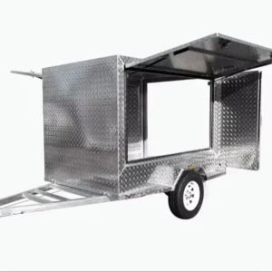 750Kg 8*4 Enclosed Utility Cargo Box Trailer Long Distance Travel