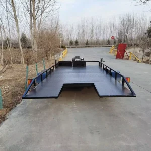 7T Hydraulic Dump Truck Trailer Transport Vehicle with Ladder Trailer Heavy duty Transport Flatbed Trailer