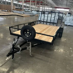 7×12 7X14 Single Axle Heavy Duty Steel Utility ATV Trailer
