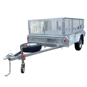 8*5 Box Traier Cargo Utility Trailer with 750kg Load Capacity for Consignment Goods Transport