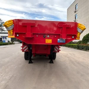 8 Axle Extendable Low Bed Semi Trailer Heavy Machinery Transport Trailer Factory Direct
