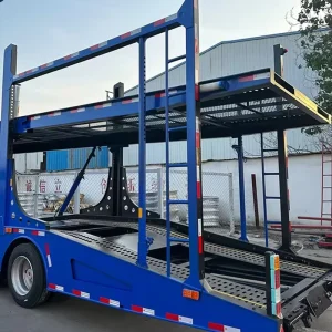 8-Car Capacity Double Deck Car Carrier Semi-Trailer 2 Axles 3 Axles Metal Transport Trailer