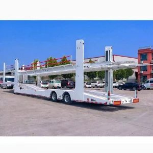 8-Car Capacity Double Deck Vehicle Transport Trailer Semi Trailer for Logistics Auto Export
