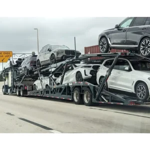 8 Car Carrier Steel Semi Truck Trailers 2 3 Axles Car Trailer Car Transport Semi Trailer