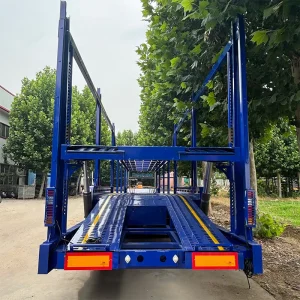 8 Car Double Deck Car Carrier Semi Trailer Hydraulic Auto Transport Trailer for SUV Vehicle Logistics
