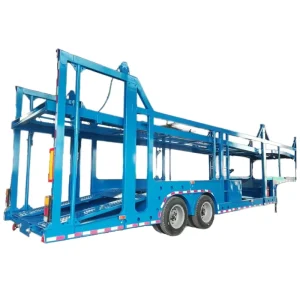 8 Position Car Transport Trailer Two Floor Design 2 Axle Trailer