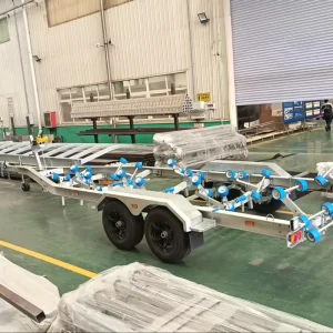 8.5m Aluminum Trailer Heavy Duty Lightweight Durable Anti Corrosion Utility Trailer for Industrial Transport