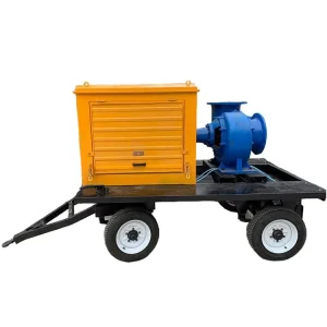 800 1500 Cubic Meter Axial Flow Pump Mobile Flood Control Drainage Pump Truck Diesel Engine