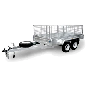 8×5 Light Weight Galvanized Steel Box Utility Trailers With Two Axle