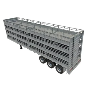 AT Animal Livestock Transport Cattle And Sheep 3 Alxes 40 Tons Truck Trailer