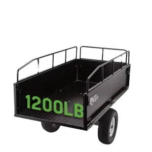 ATV DUMP TRAILER Utility Cart Cargo Garden Trailers Farm ATV/UTV Dump Cart LawnMower Tipping Trailer