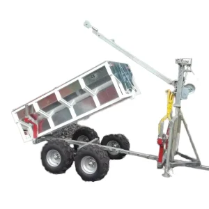 ATV Dump Trailer for Garden Carts Wagons for Motorcycle and ATV Trailers