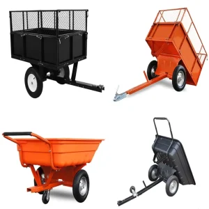 ATV UTV Heavy Duty Utility Cart Cargo Trailer with Wheels ATV Carrier