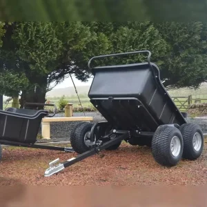 ATV Utility Trailer for Farm Use Heavy Duty Steel Garden Trailer with High Load Capacity