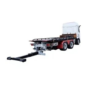 AU Standard Heavy Duty Extendable Semi Trailer for Construction Drop Trailers with Steel and Carbon Steel Ramps