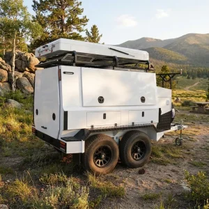 AU Standard Heavy Duty Tradesman Trailer Utility Box Trailer for Builders With Lockable Tool Storage