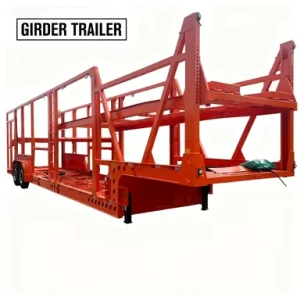 Adjustable Dual Layer 6 8 10 Truck Trailer Car Carrier Heavy Duty Steel Semi Trailer for Commercial Vehicle Transport