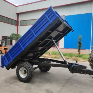 Agricultural Three Way Multi Purpose Dump Trailer 2 3 Axles Rear Hydraulic Tip 10 kW 220 V