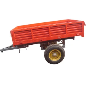 Agricultural Tractor Hydraulic Tipping Trailer 3 Ton Farm Dump Trailer Tractor Tipping Trailers for Tractors
