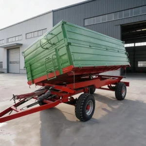 Agricultural Trailer 4 Wheel Walking Tractor Trailer for Farm Use