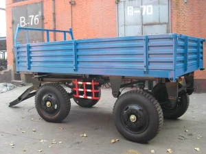 Agricultural Trailer Tractor Mounted Hydraulic Dump with Core Gear Components Farm Trailers