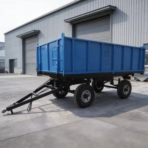 Agriculture Farm 5 Ton Gear Core Durable Farm Tractor Trailer