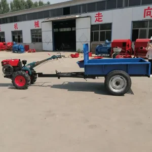 Agriculture Walking Tractor Two Wheel Tractor Trailer