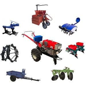 Air Cooled Diesel Engine Electric Walking Tractors 18hp Diesel Engine Hand Tractor