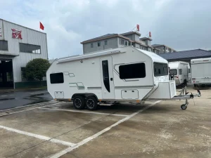 All Season Waterproof Aluminum Lightweight Off Road Hard Man Camping Car Caravan Travel Trailer RVs Campers House Trailers