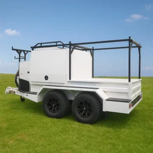 Aluminum Builder Trailer Custom Dual Axle Tradesman Lock up Trailers Off Road Utility Trailer for Workers