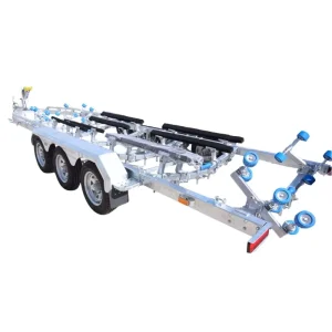 Aluminum Jon Boat with Tri Axle Trailer for Watercraft Trailers