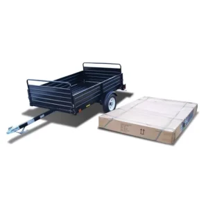 America Powder Coating Strong Box Utility Trailer with Cage
