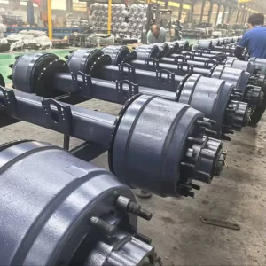 American Heavy Duty Trailer Axle 10k/12k/15k Lbs Capacity 3″ Square Spindle High Tensile Steel For Various Semi Trailers