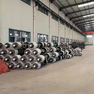 American Type 13T 18t 20 Tons Trailer Part Axles Manufacturer Axles 1850 mm Truck Trailer Axle