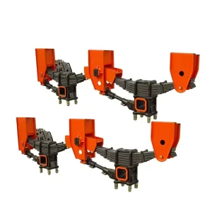 American Type Truck Leaf Spring Trailer Spare Parts Steel Suspension for FUWA Mechanical Suspension