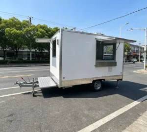 Aobote Rust Resistant Beer Trailer Flexible Customization Professional Design Mobile Dining Fast Food Car with Outdoor Use