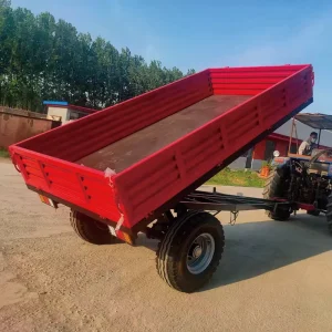 Approved 10 Ton Farm Dump Trailer for Tractor Hydraulic System and Damper Quality Production