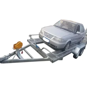 Australian Galvanised Car Trailer with Tandem Design