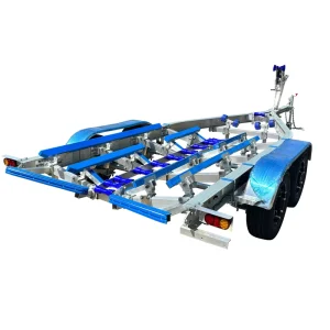 Australian Market Aluminum Boat Trailer 22ft Boat Trailer With Hydraulic Brakes